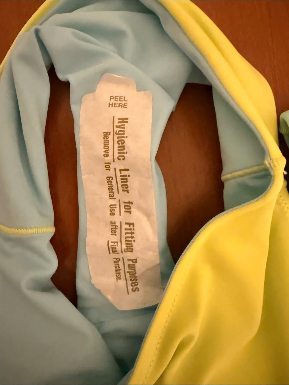 NWT Athleta Light Blue and Lime Girls Two-Piece Swim Set, Size XL/14